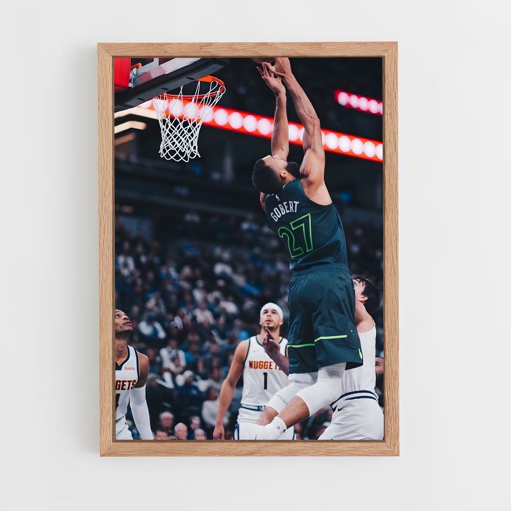 Poster Rudy gobert général – affiche Basketball (vue 4)